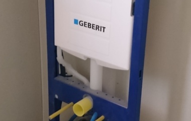 Die Toilette ist gesetzt