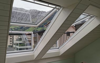  VELUX-Cabrio Dachfenster - Fertig