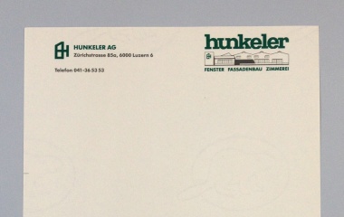 Briefpapier mit Firmenlogo