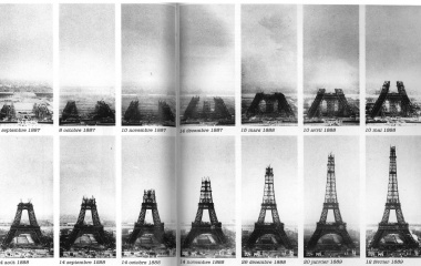 Tour Eiffel gebaut für die Weltausstellung von 1889 in Paris