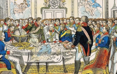 Wienerkongress 1815 restauriert Ancien Régime und verteilt die Macht