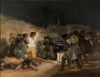 1808 Französische Truppe erschiesst Guerrillakämpfer in Spanien (Goya)